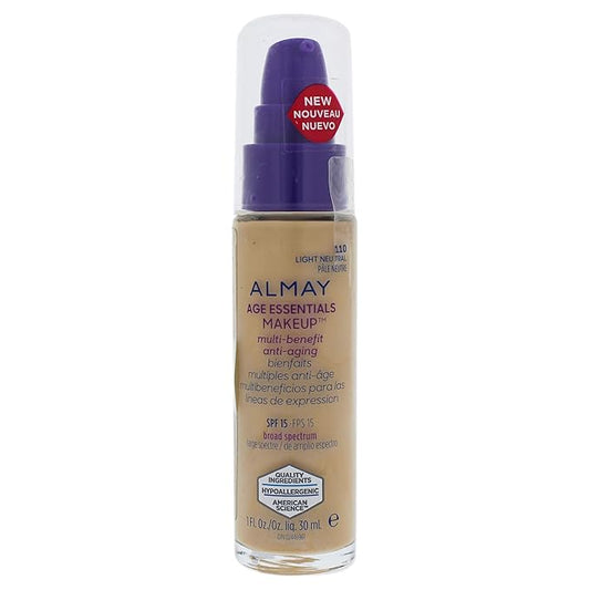 Almay Age Essentials Makeup, Light Neutral-VivaGrace Women