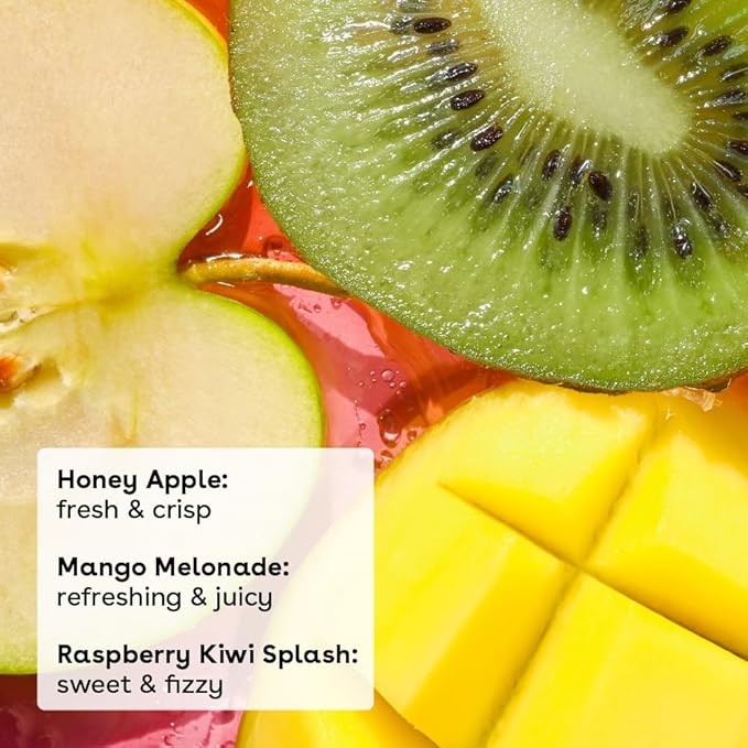 eos Natural Shea Lip Balm, Honey Apple, Coconut Milk & Raspberry Kiwi Splash, All-Day Moisture, Lip Care Products, 0.14 oz, 3-Pack-VivaGrace Women