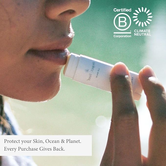 Cooling Lip Balm w/Organic Peppermint, Shea Butter, Vitamin E, Hydrating Chapstick, Soothe Dry Sunburnt Lips, After Sun Care, 2 Pack-VivaGrace Women