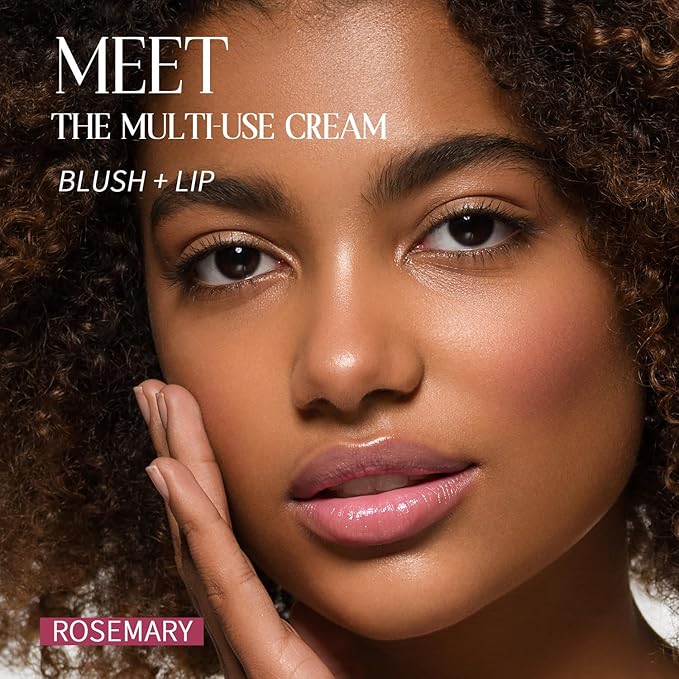 Blush Stick, Cream Blush for Cheeks and Lip Tint, Dewy Finish, Buildable & Blendable Color, Lightweight & Long-Lasting Formula | Mauve, 0.53fl.Oz-VivaGrace Women