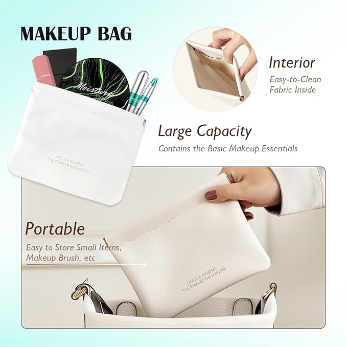 Makeup Sets for Women Girls Air Cushion Eyebrow Pencil Eyeshadow Palette Mascara Lipstick Makeup Bag, Create Sophisticated Makeup for Your Wife & Girlfriend-VivaGrace Women