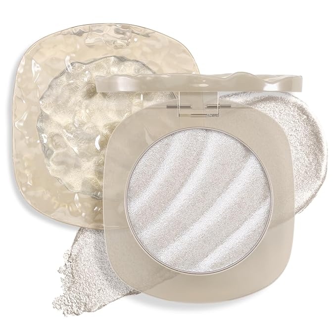 Boobeen Highlighter Makeup Palette, Long Lasting Glow Shimmer Illuminator Contour Powder for Face Radiant Glow-VivaGrace Women