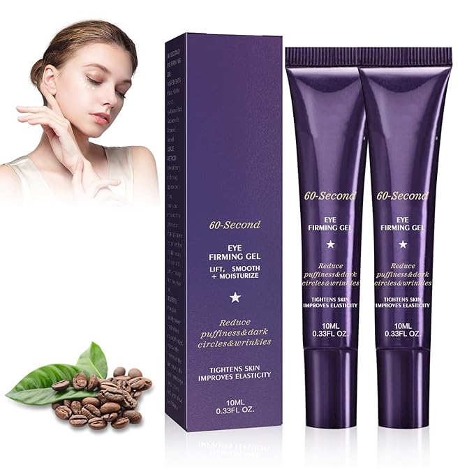2PCS 60-Second Eye Effects Age-Defying Tinted Firming Gel, 60 Second Eye Firming Gel, Firming eye skin, Reduce Eye Skin Problems-VivaGrace Women