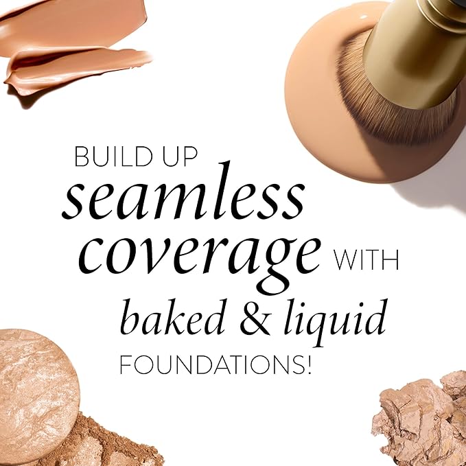 LAURA GELLER NEW YORK Full Coverage Foundation Blending Brush for All Face Makeup & Foundation-VivaGrace Women