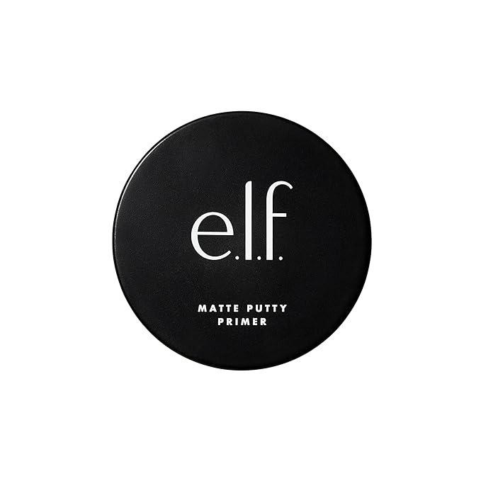 e.l.f., Matte Putty Primer, Skin Perfecting, Lightweight, Oil-free formula, Mattifies, Absorbs Excess Oil, Fills in Pores and Fine Lines, Soft, Matte Finish, All-Day Wear, 0.74 Oz-VivaGrace Women