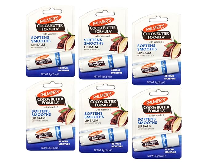 Palmer's Cocoa Butter Formula Moisturizing Lip Balm 0.15 oz (Pack of 6)-VivaGrace Women
