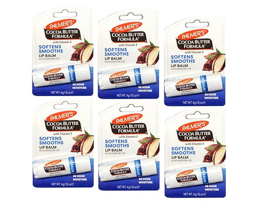 Palmer's Cocoa Butter Formula Moisturizing Lip Balm 0.15 oz (Pack of 6)-VivaGrace Women