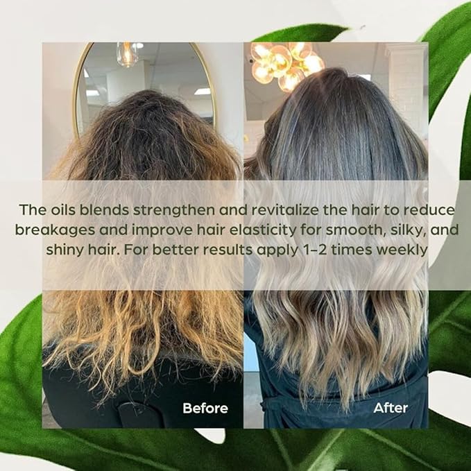 White Naturals Avocado Hair Mask Infused with Biotin for Growth and Volume, Deep Conditioning Cream for Healthy Hydrated Thick Hair, Nourishing Avocado Oil Cream to Help Restore Damaged Tips-VivaGrace Women