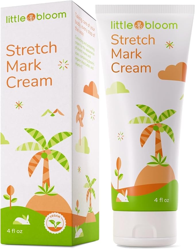 Stretch Mark Cream for Pregnancy w/ Shea Butter, Vitamin C & E - Stretch Mark Cream for Pregnancy, Belly Butter for Pregnancy, Stretch Mark Treatment, Pregnancy Lotion for Belly, Stretch Marks Removal-VivaGrace Women