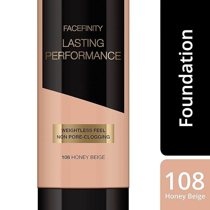 Lasting Performance Make Up by Max Factor Honey Beige 108 35ml-VivaGrace Women