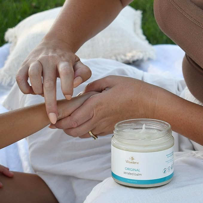 Waxelene Original Aerated Balm Large Jar, Organic Multipurpose Ointment the Petroleum Jelly Alternative Eczema Dry Sensitive Skin Face Moisturizer-VivaGrace Women