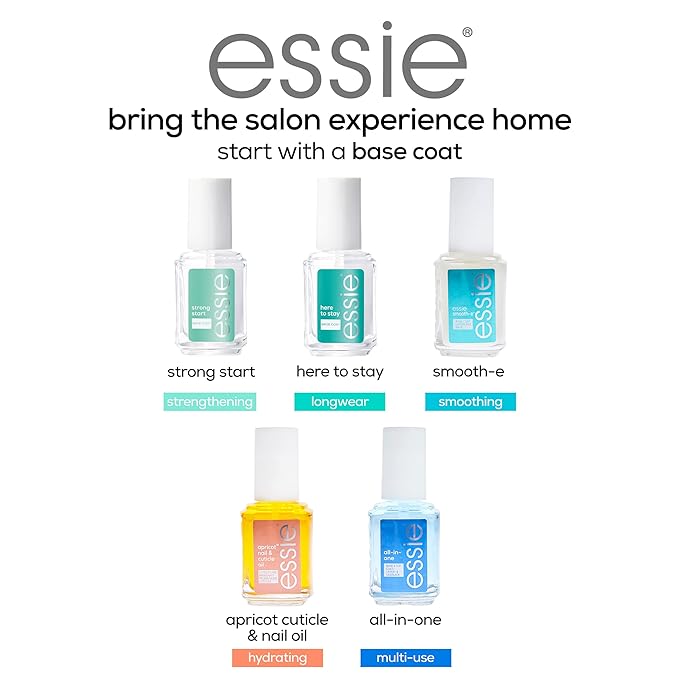 essie Nail Care, 8-Free Vegan, Gel Setter Top Coat, gel-like finish nail polish, 0.46 fl oz-VivaGrace Women