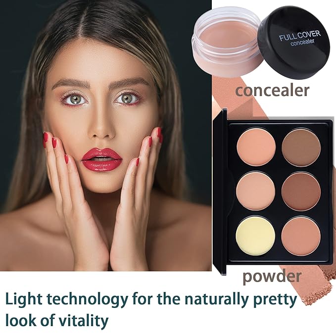 All-in-one Professional Makeup Set for Beginners, Cosmetic-Gift for Girl -Include Makeup Brush Set, Eyeshadow Palette, Powder puffs, Eyebrow Pencil, Mascara, Concealer, Lip Gloss Set -003-VivaGrace Women
