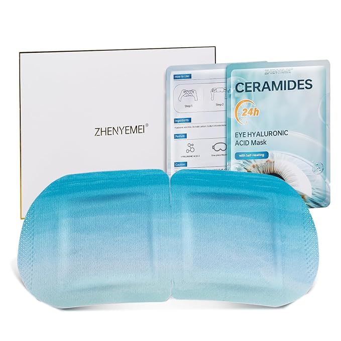 2 PCS Steam Eye Masks for Dry Eyes Warm Sleep Eye Mask-VivaGrace Women