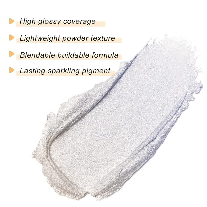 Boobeen Highlighter Makeup Palette, Long Lasting Glow Shimmer Illuminator Contour Powder for Face Radiant Glow-VivaGrace Women