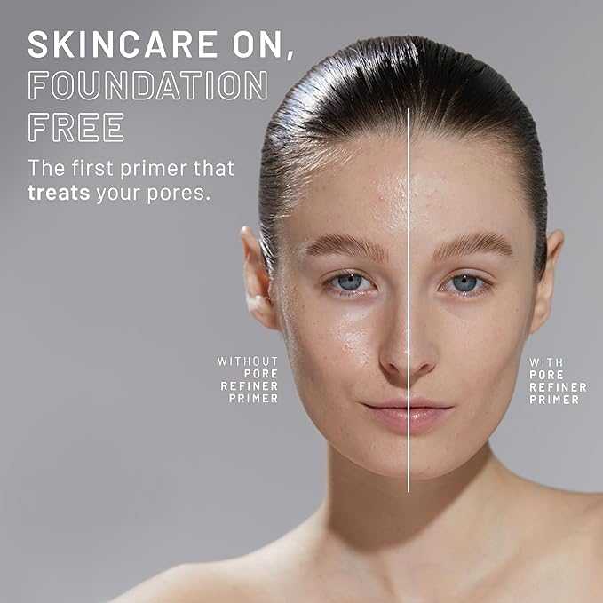 Dr. Brandt Pores No More, Pore Refiner Primer - Instantly Minimizes the Appearance of Pores, Absorbs Oil & Mattifies Shine - 0.5 fl oz-VivaGrace Women