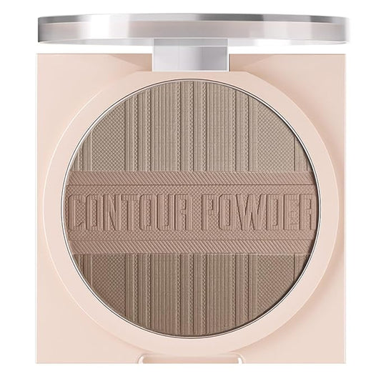 Contour Powder Makeup Palette Matte Face Sculpting Shading Silky Smooth Tone Tuning Flawless Pressed Powder Bronzer, 02 Grey Brown-VivaGrace Women