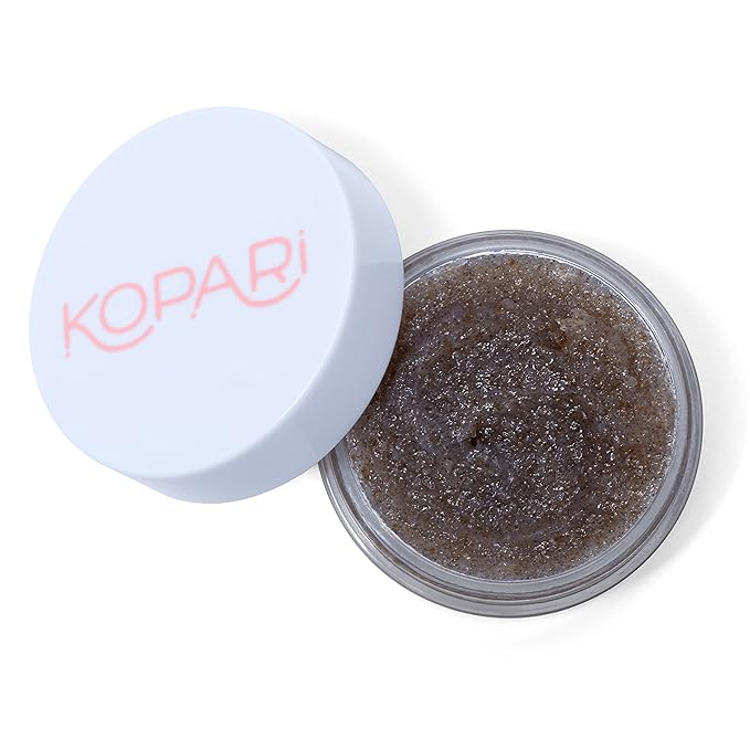 Kopari Coconut Lip Scrubby | Removes Dry Skin For Soft Lips | Volcanic Sand, Brown Sugar & Crushed Coconut Shells Hydrate Exfoliating Lip Scrub Exfoliator Moisturizer Organic Coconut Oil Vanilla Vegan-VivaGrace Women