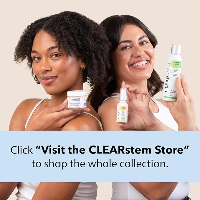 CLEARstem - BRIGHTEYES - Nourishing Anti-Aging Eye Gel - For Puffy Eyes, Crow's Feet, & Dark Circles - Made with Collagen, Stem Cells, Peptides & Aloe Vera - Vegan - Gluten Free - Men & Women - 0.6 oz-VivaGrace Women