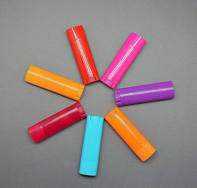 5ml 25Pcs Empty Oval Deodorant Lip balm Tubes Containers Twist-up Refillable Containers for Lipstick,Chapstick,Homemade Lip balm,DIY Deodorants(Hot Pink)-VivaGrace Women