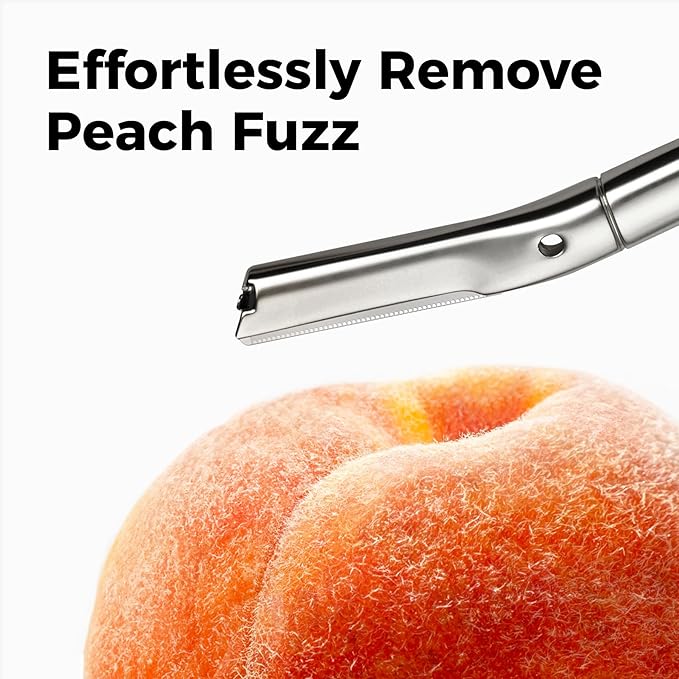 ZOMCHI Dermaplaning Tool, Dermaplaning Razor for Women & Men, Reusable Eyebrow Razor with 11 Refill Blades, Facial Razor Removes Peach Fuzz, Exfoliates Skin (Matte Silver)-VivaGrace Women