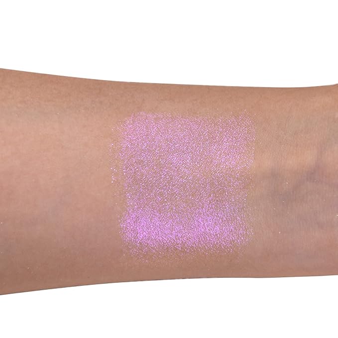 Highlighter Makeup, Cream Highlighter, Face Highlighter, Long Lasting Glitter Highlighter Makeup Palette - Purple Highlighter Makeup-VivaGrace Women