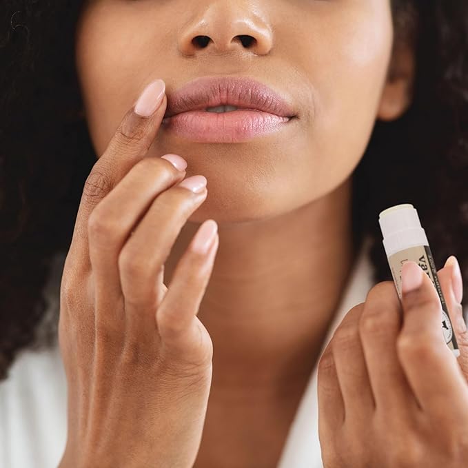 Dionis Goat Butter Overnight Lip Mask & Lip Balm Kit - Goat Milk, Jojoba & Moringa Oils Moisturize & Repair Chapped Lips Overnight while Lip Balm Keeps Moisture Locked In All Day, Vanilla Bean-VivaGrace Women