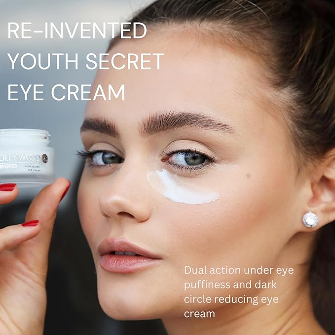 AWARD-WINNING Anti-Age Eye Cream - 5X MORE EFFECTIVE. With 20% Vitamin C & Hyaluronic Acid. Blast away dark circles, eye bags and puffiness - Reduce wrinkles and crow’s feet. Highest strength. 15ml-VivaGrace Women