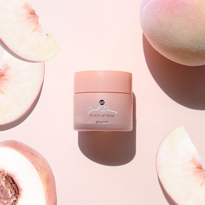 Sweet Dreams Lip Mask: Nourishing, Plumping and Hydrating Lip Sleeping Mask | Hyaluronic Acids+Vitamin C+Shea Butter+Antioxidants | Peach-VivaGrace Women