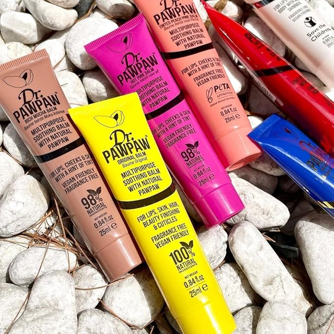 Rich Mocha Balm, Multi-Purpose Natural No Fragrance, for Hydrating Lips, Skin, Hair, Cuticles, Nails & Beauty Finishing (25 ml)-VivaGrace Women