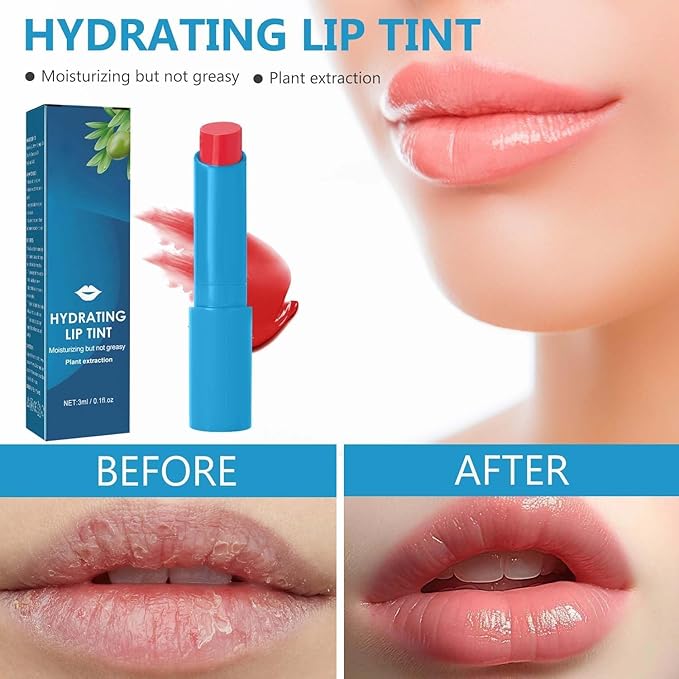 Thrives Lip Tint Hydrating,Strength Hydrating Lip Tint,Strong Moisturizing Effect Tinted Lip Balm Hydrating, Natural Ingredients Sheer Moisture Lip Tint (2PCS)-VivaGrace Women