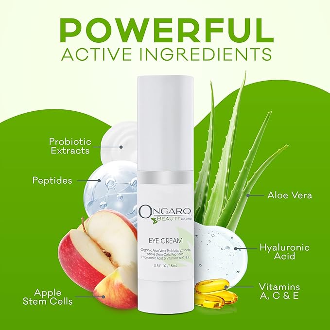 Eye Wrinkle Cream for Women - Organic Anti-Aging Dark Circles Under Eye Treatment - Under Eye Cream for Puffiness and Bags Under Eyes, Crow's Feet- Hyaluronic Acid, Vitamins A, C & E-VivaGrace Women