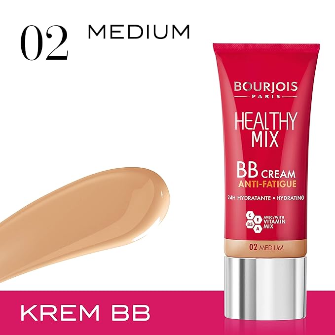 Bourjois Healthy Mix Bb Cream 02 Medium 30Ml-VivaGrace Women