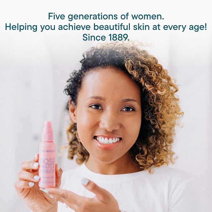 Frownies Rose Water Hydrator Spray - Hydrating Face Mist - Oil Control Toner for Face - Suitable for All Ages and Skin Types, 2oz-VivaGrace Women