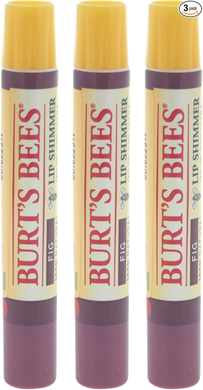 Burt's Bees Lip Shimmer, Fig 0.09 oz (Pack Of 3)-VivaGrace Women