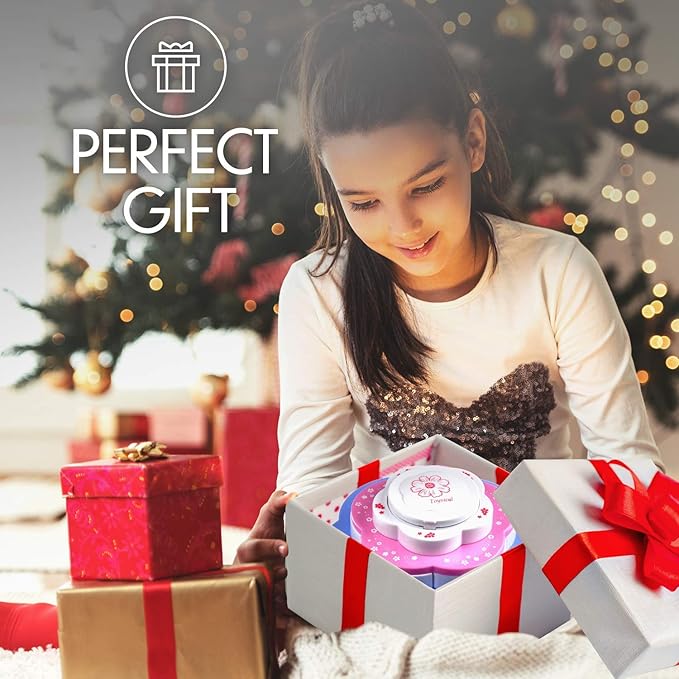 Toysical Kids Makeup Kit for Girl - Flower Shaped Makeup for Kids, Washable Non Toxic Makeup Kit for Girls with Mirror - Birthday and Christmas Make up Kit for Girls Age 6-12-VivaGrace Women