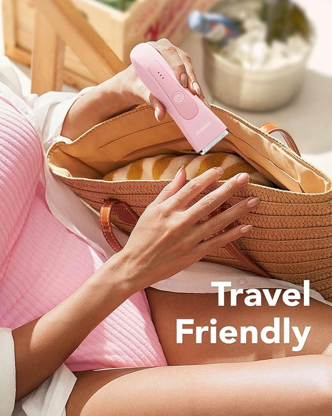 LADYSPOT™ Hair Finishing Trimmers, with 3 Guard and Replaceable Ceramic Blade Heads, LADYSPOT™ Hair Shaver Kit Sets (Women-Pink-Version)-VivaGrace Women