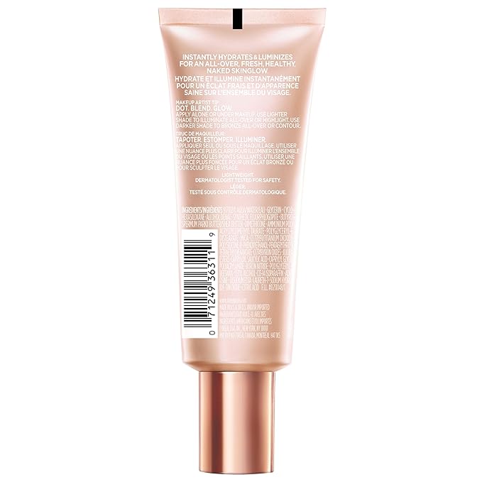 L'Oreal Paris Makeup True Match Lumi Glotion, Natural Glow Enhancer, Illuminator Highlighter, Bronzing Drops For a Sun-Kissed Glow, 902 Light-VivaGrace Women