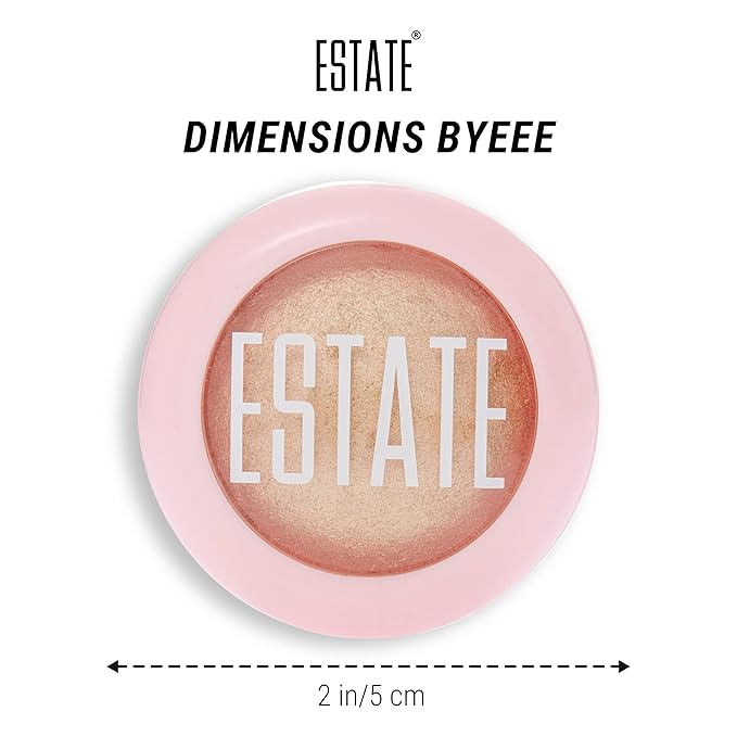 Estate Cosmetics Dew Me Baked Highlighter – Cheek, Eyes & Face Pressed Powder – 3 g (0.1 oz) (BYEEE)-VivaGrace Women