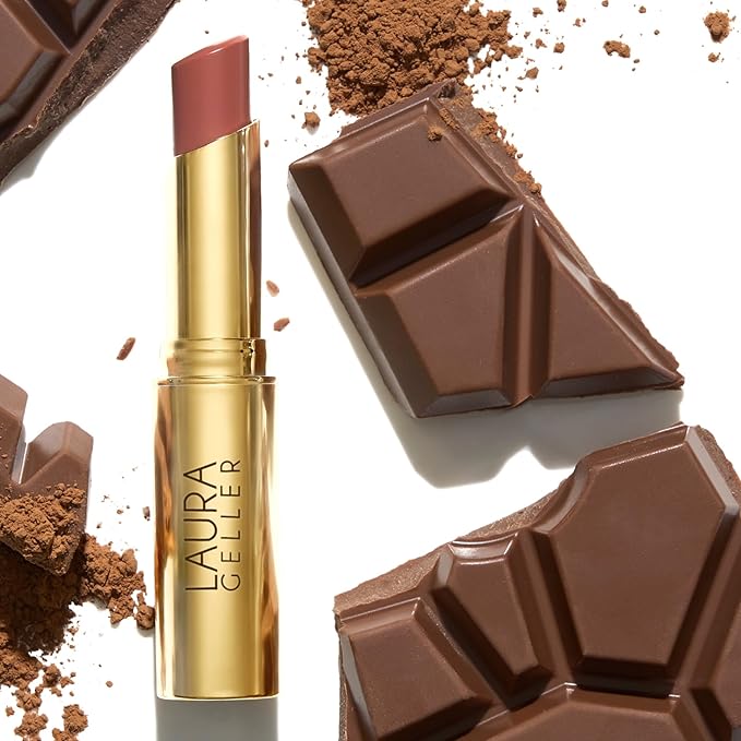 LAURA GELLER NEW YORK Jelly Balm Moisturizing Tinted Lip Color - Cocoa-Motion - Hydrating Vitamin E - Semi-Shine Finish-VivaGrace Women