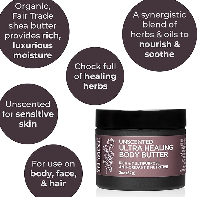 Ora's Amazing Herbal, Eczema Relief, Touchy Skin Salve, Ultra Healing Body Butter, Eczema Cream, Eczema Balm, Herbal Salve, Travel Size, 1oz each-VivaGrace Women