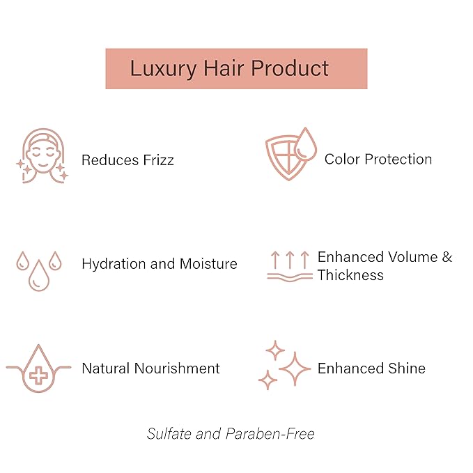 Gold Series Treatment Mask – Deep Hydrating Argan Oil Hair Mask for Dry Damaged, Color Treated and Curly Hair Enriched with Keratin – Sulfate Free Natural Hair Repair Treatment, 18.6oz-VivaGrace Women