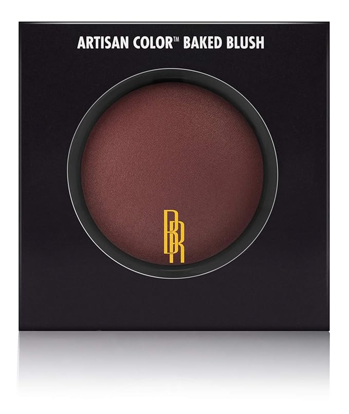 Black Radiance Artisan Color Baked Face Powder Blush Makeup, Red Brick House-VivaGrace Women