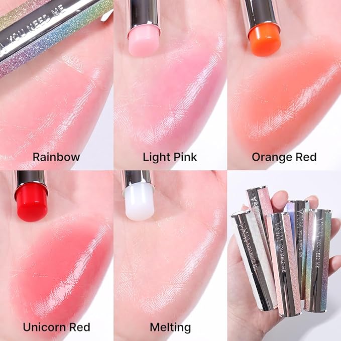 Rainbow Honey Lip Balm (+4 colors) Color-Changing, Non-Sticky, K-beauty, Korea Olive Young Awards Winner, High-Shine,Comfortable, tinted Lipbalm, moisturize with Manuka Honey-VivaGrace Women