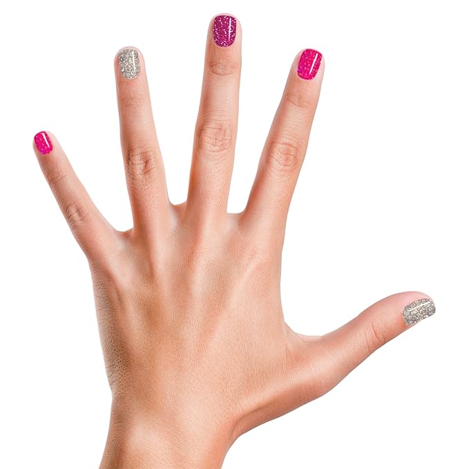Piggy Paint | 100% Non-Toxic Girls Nail Polish | Safe, Cruelty-free, Vegan, & Low Odor for Kids | Sparkle, Sparkle! (Gift Set)
