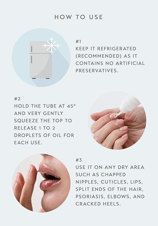 NOTHING FITS BUT Lip & Nipple Repair Oil Serum for Maternity & Nursing, Lanolin Free, Safe for Breastfeeding and Cracked Nipple (0.8 Fl Oz / 25 ml)-VivaGrace Women