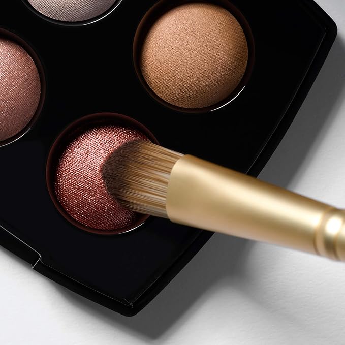 LAURA GELLER NEW YORK Dual-Ended Eyeshadow Brush - Domed Shader & Blending Brush for Baked and Pressed Eyeshadow Application - All Over Eye Makeup Brush-VivaGrace Women