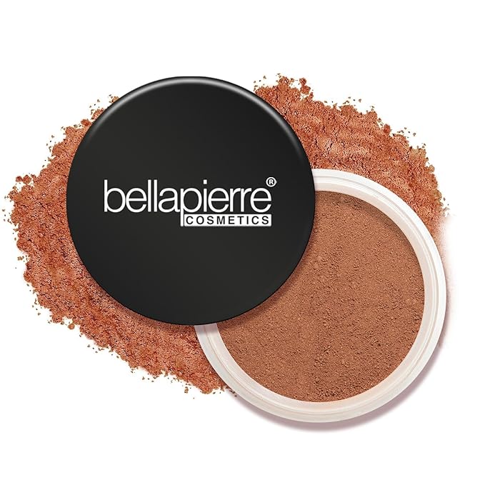 bellapierre Mineral Foundation SPF 15 - Loose Powder Foundation | Vegan & Cruelty Free Natural Makeup | Full Coverage Matte Finish | Hypoallergenic | Oil & Talc Free - 0.32 Oz - Chocolate Truffle-VivaGrace Women