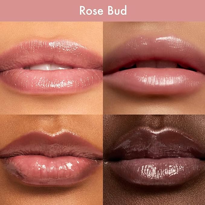 Summer Fridays Dream Lip Oil - Tinted Lip Oil with Moisturizing Sheer Coverage, High-Shine and Deep Hydration - Non-Sticky Formula for Long-Lasting Softness - Rose Bud (0.15 Oz)-VivaGrace Women