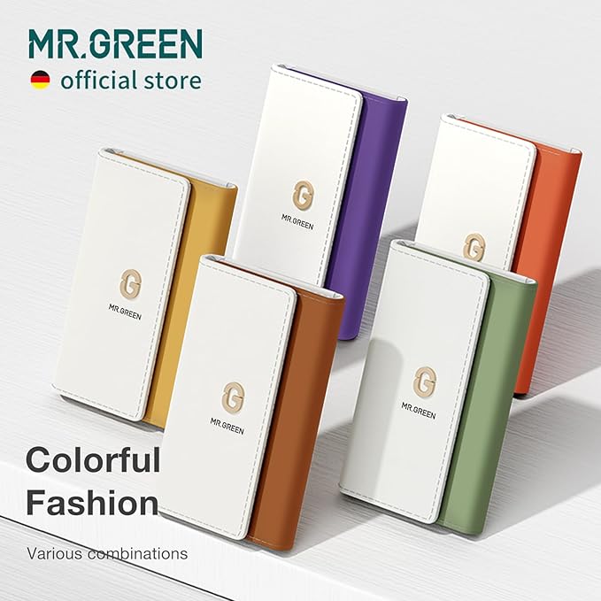 MR.GREEN Colorful Manicure Set Practical Pedicure Kits Nail Clippers Personal Care Tools Facial Hair Scissors with Fashion Case (Mr-6681 Green)-VivaGrace Women